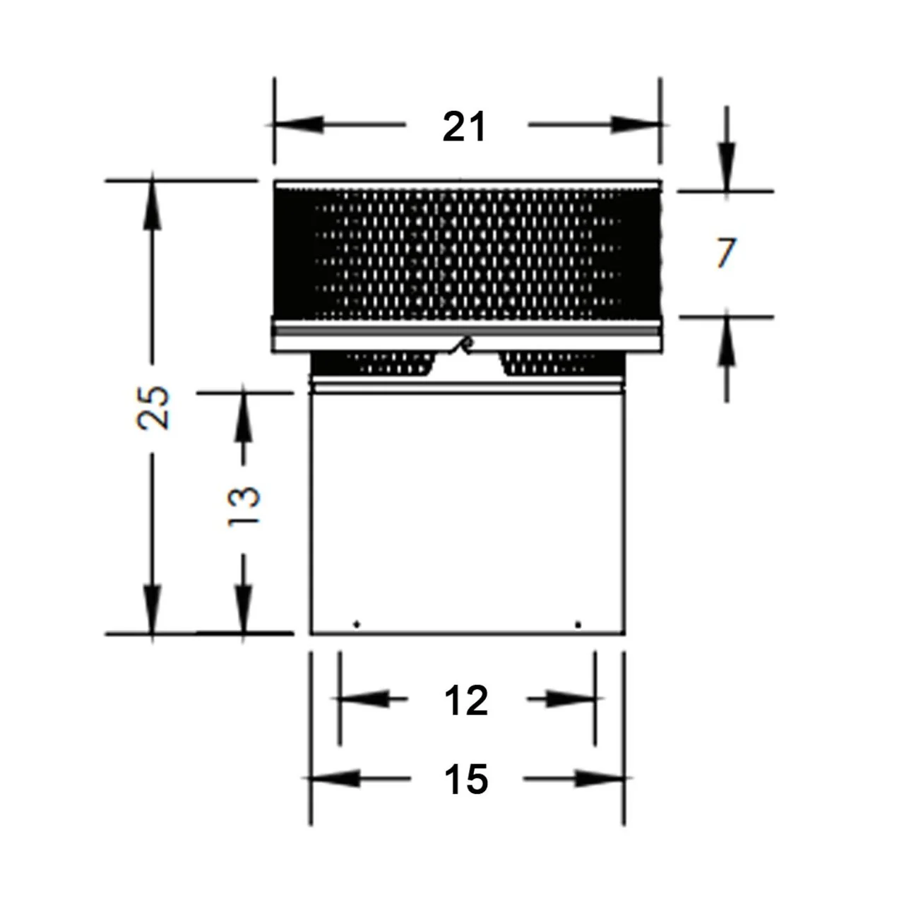 12" DuraChimney II Round Chimney Cap - 12DCA-VC1 - Image 2