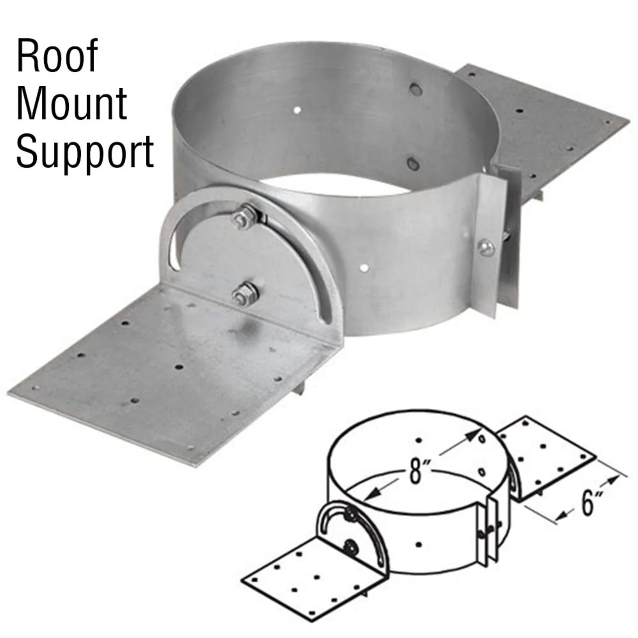 6'' DuraTech Roof Mount Support Kit - DT640-KIT - Image 9