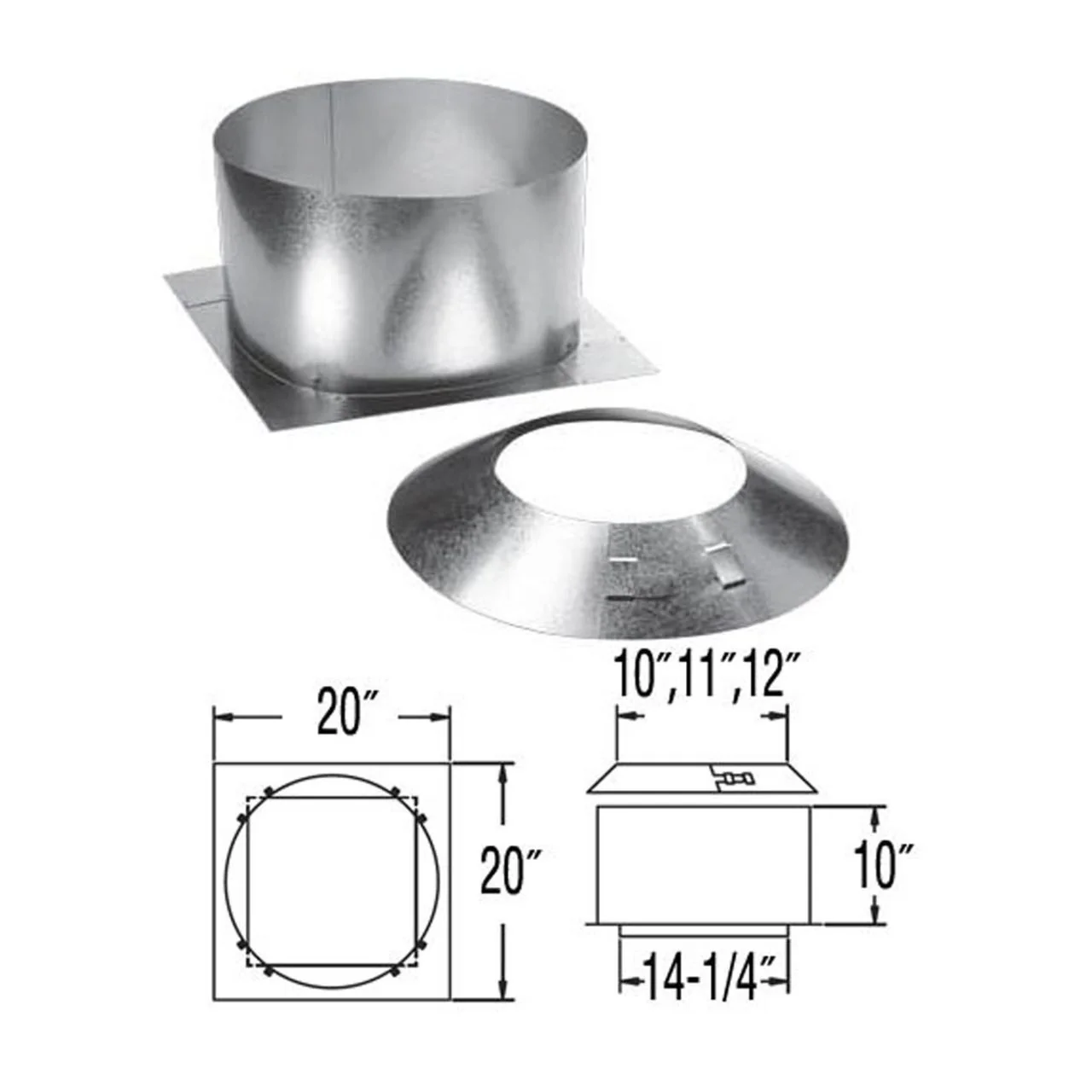 6" to 8" DuraPlus Attic Insulation Shield - 6DP-IS - Image 2