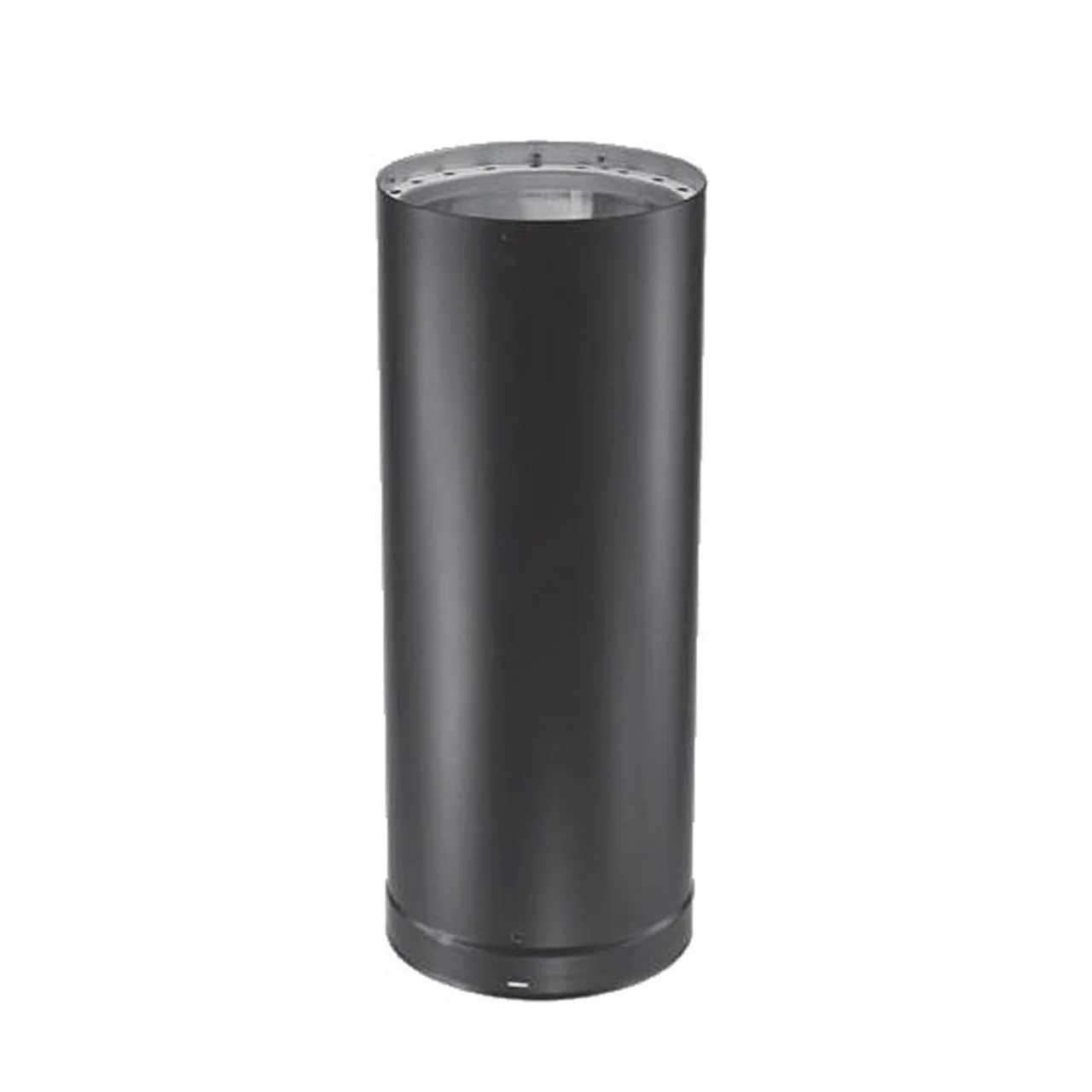 6" x 18" DVL Double-Wall Black Stove Pipe - 6DVL-18