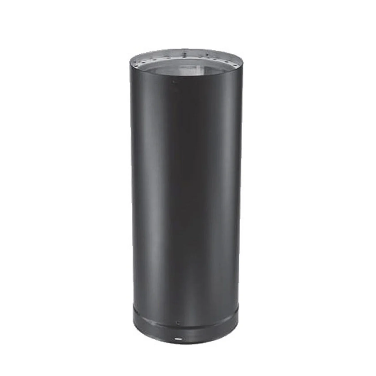 6" x 24" DVL Double-Wall Black Stove Pipe - 6DVL-24