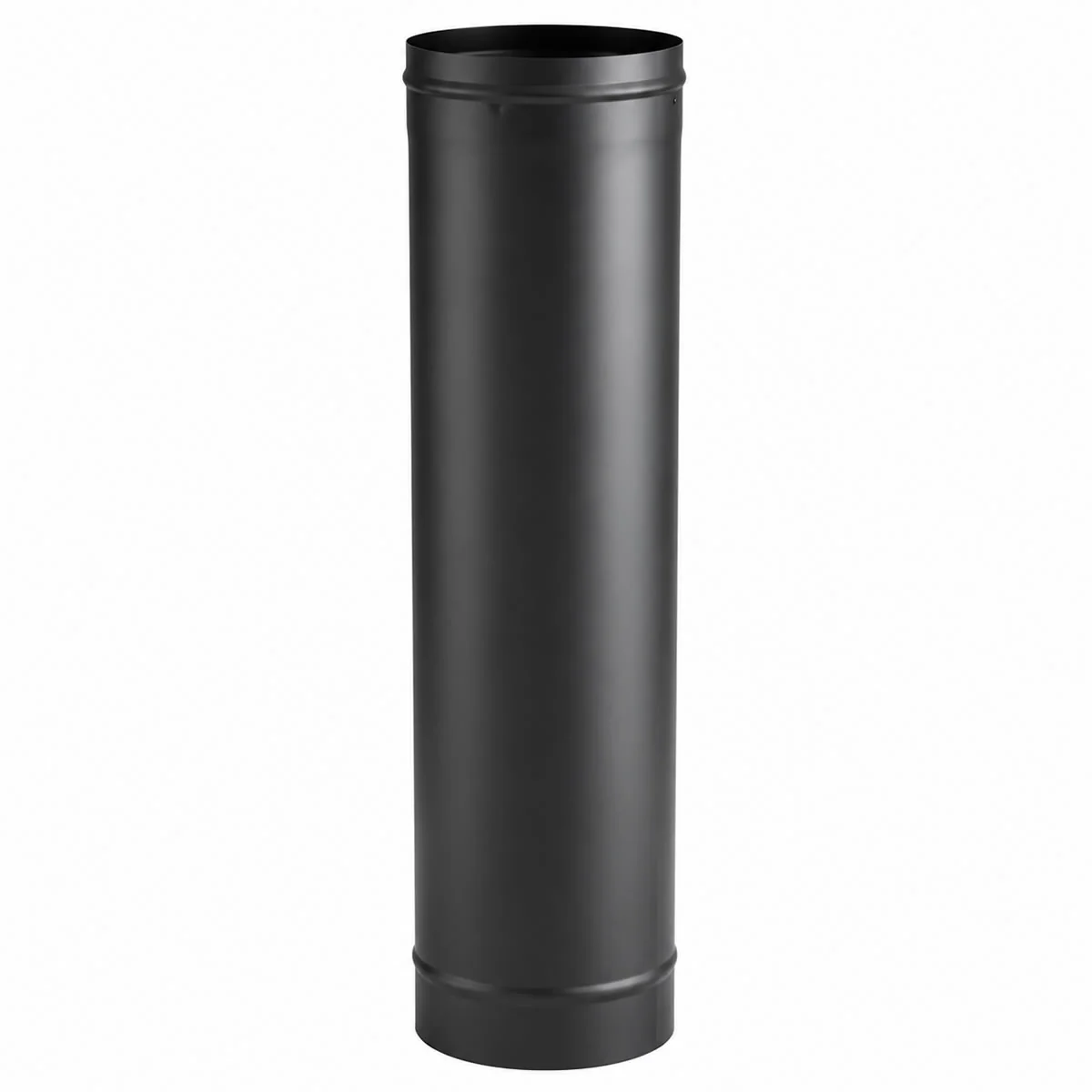 6" x 36" HeatFab Single Wall Black Stove Pipe - 2607B