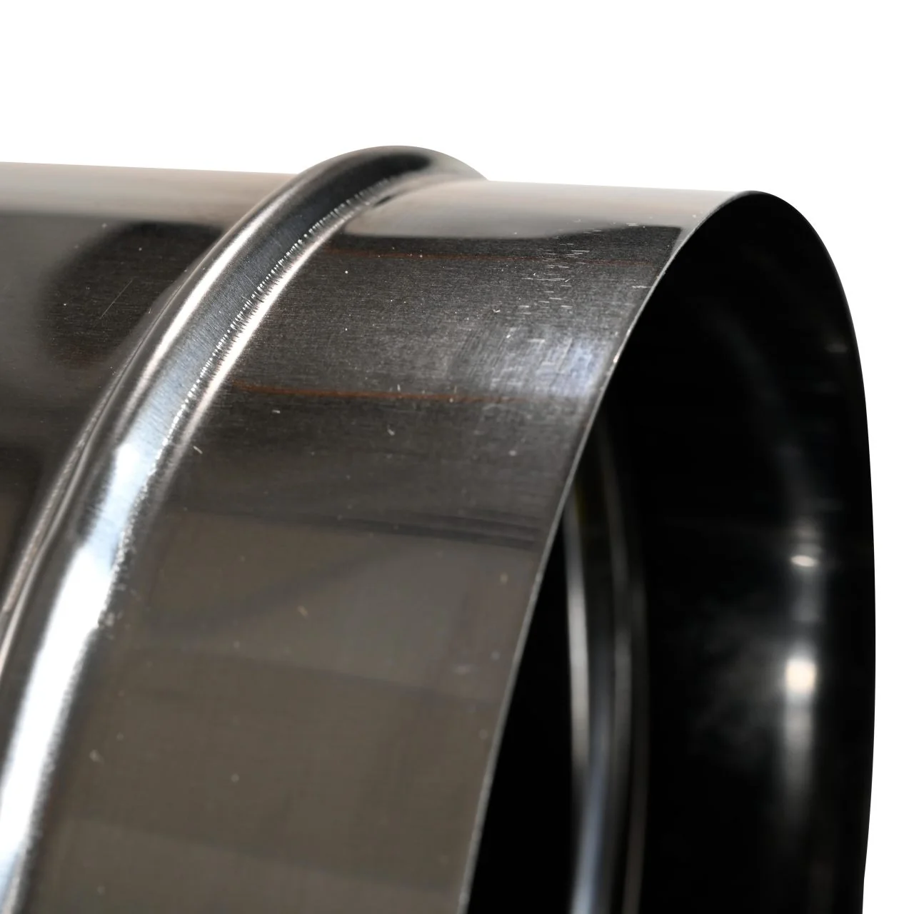 6" x 48" DuraBlack Stainless Steel Single-Wall Pipe - 6DBK-48SS - Image 4