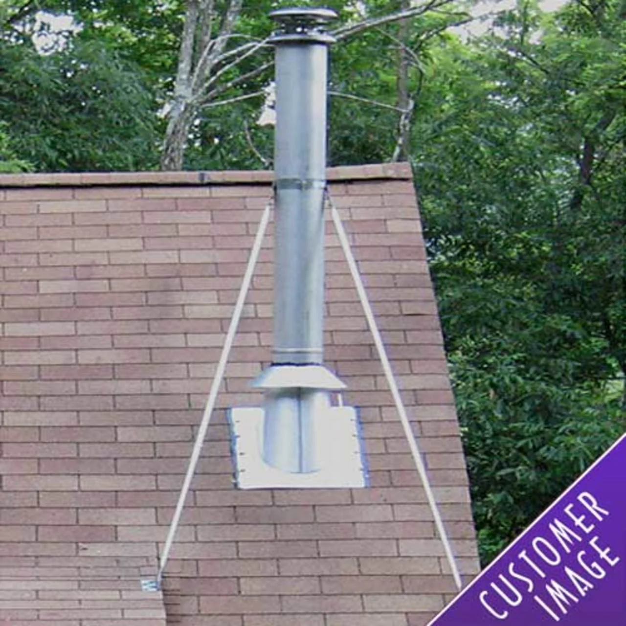 6" x 48" DuraTech Galvanized Chimney Pipe - 6DT-48 - Image 3