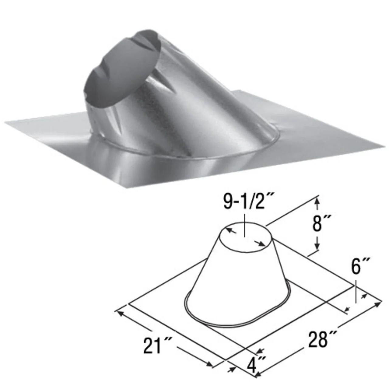 7'' DuraTech Cathedral Ceiling Support Kit - DT720-KIT - Image 7