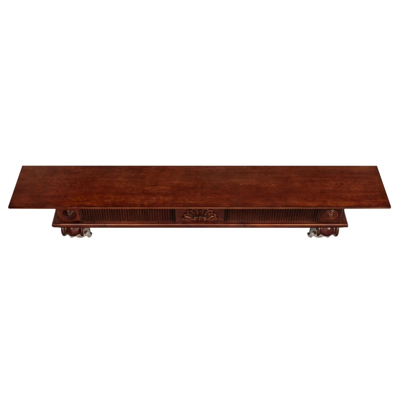 72" Devonshire Fireplace Shelf by Pearl Mantels - Cherry Distressed Finish - Image 17