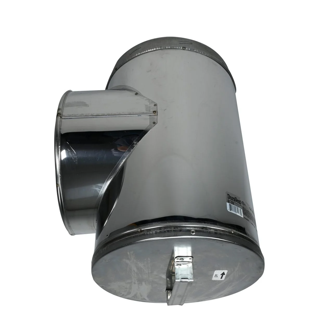 8" DuraTech Stainless Steel Standard Tee with Cap - 8DT-STSS - Image 9