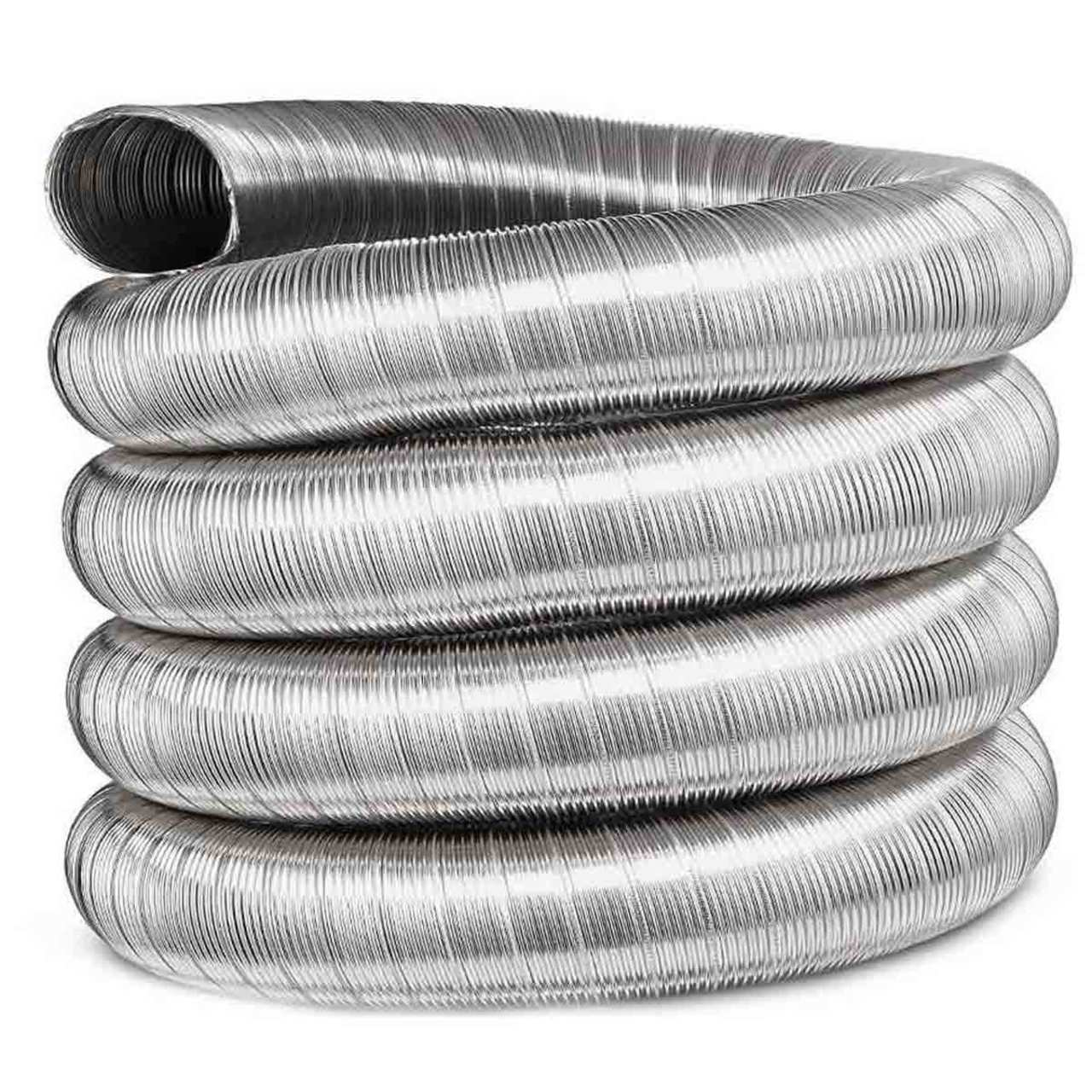 8" x 35' Lifetime Chimney Single-Wall Liner Kit with Tee - Image 3