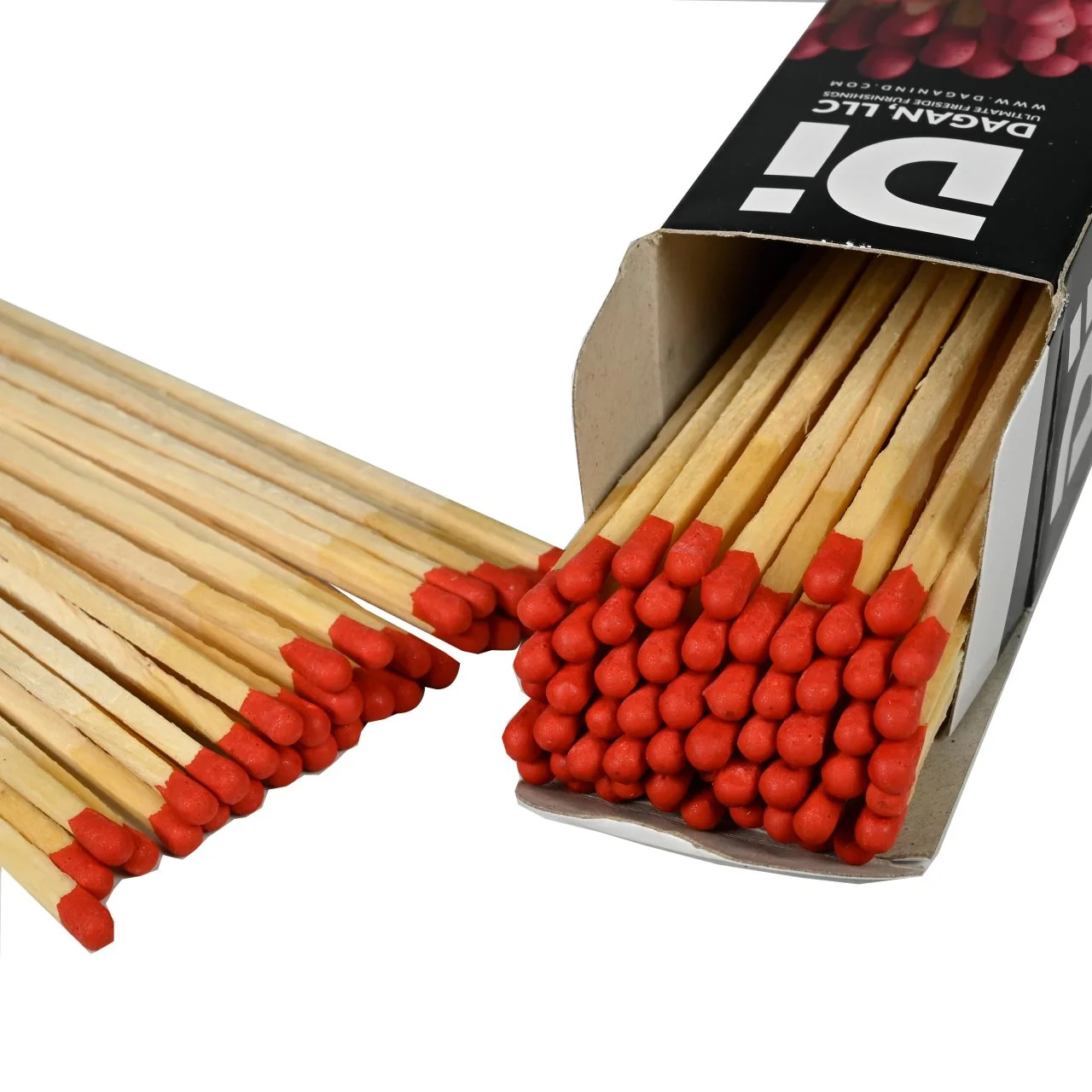Extra Long Premium Fireplace Matches, 90 Matches Per Box, 12 pack - Image 2