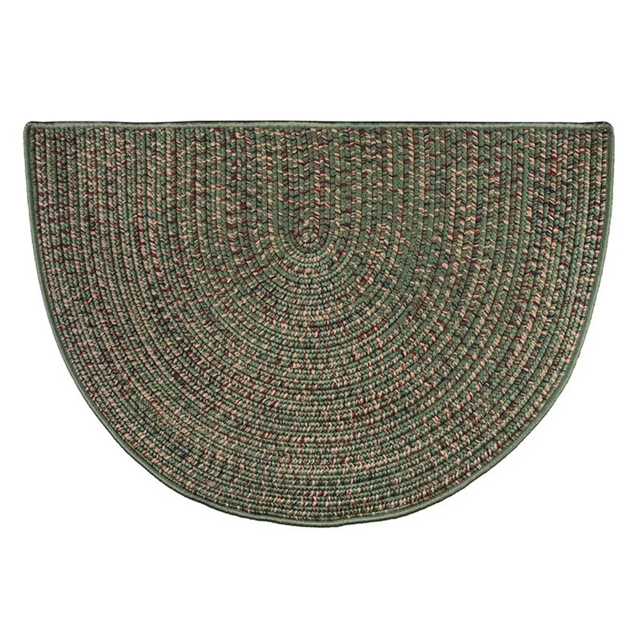 Goods of the Woods 4' Half Round Rug, Braided 48" x 27" - Image 3