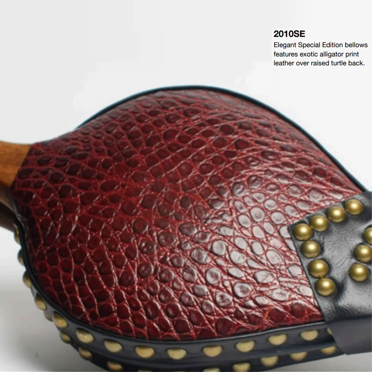 Johnny Beard Special Edition Alligator Print Leather Bellows - Image 2
