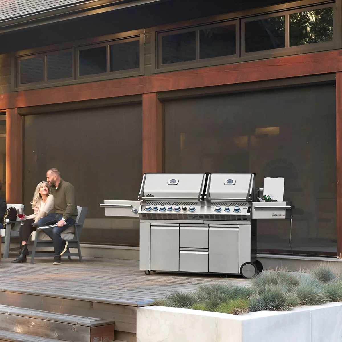 Napoleon Prestige PRO™ 825 Gas Grill with IR Rear & Bottom Burners, and Power Side Burner - PRO825RSBINSS-3/PRO825RSBIPSS-3 - Image 5