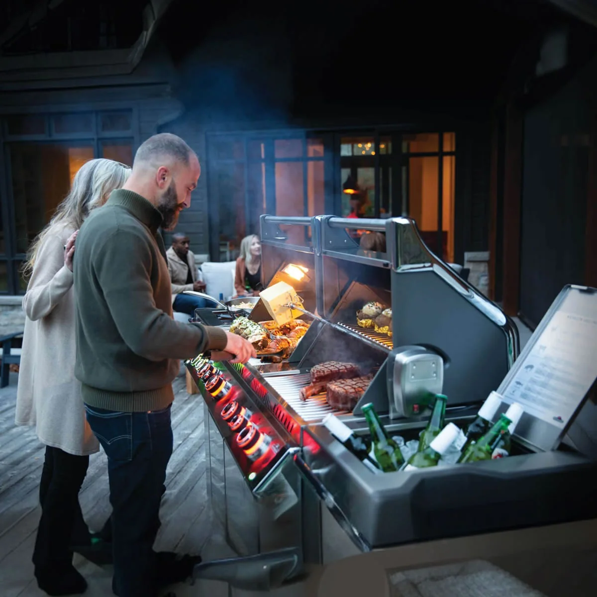 Napoleon Prestige PRO™ 825 Gas Grill with IR Rear & Bottom Burners, and Power Side Burner - PRO825RSBINSS-3/PRO825RSBIPSS-3 - Image 7