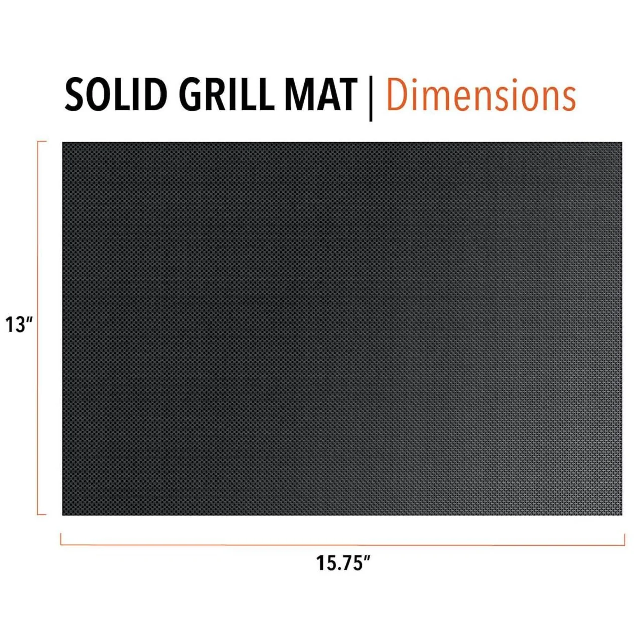 Non-Stick Solid Grill Mat - 2 Pack - Image 5