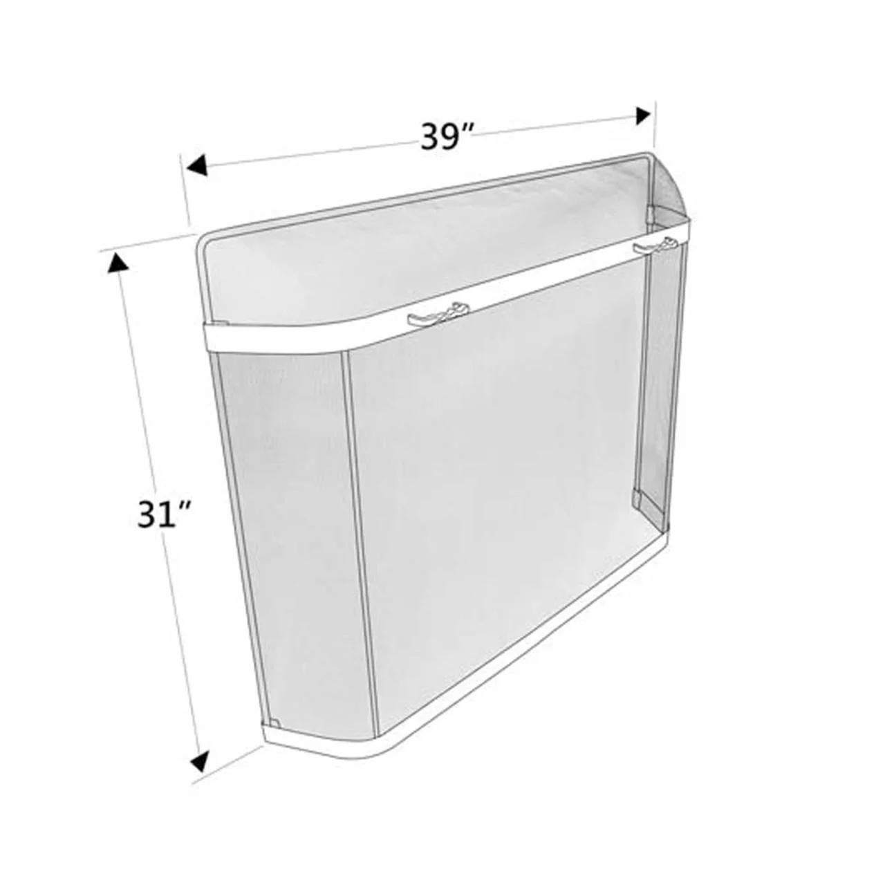 Pilgrim Vintage Iron Spark Guard 39'' x 31'' - Image 5