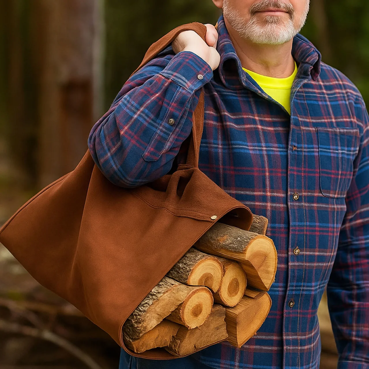 Replacement Brown Suede Leather Carrier - Image 2