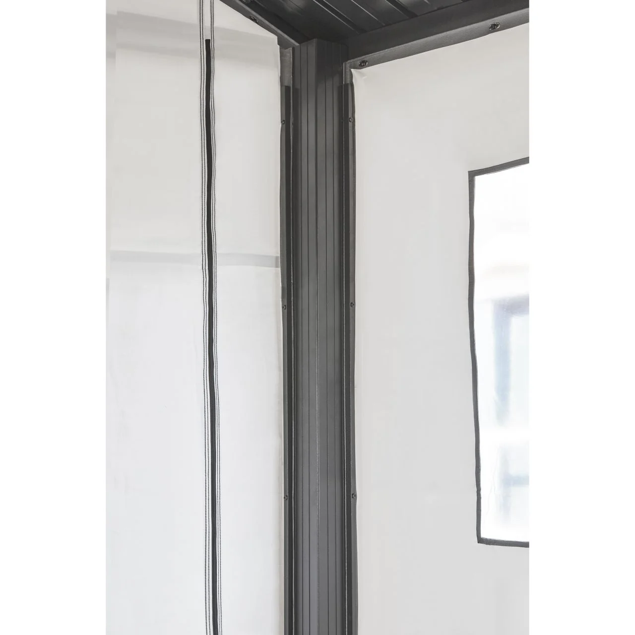 Samara 12' x 20' Carport Enclosure Kit - Gray - Image 6