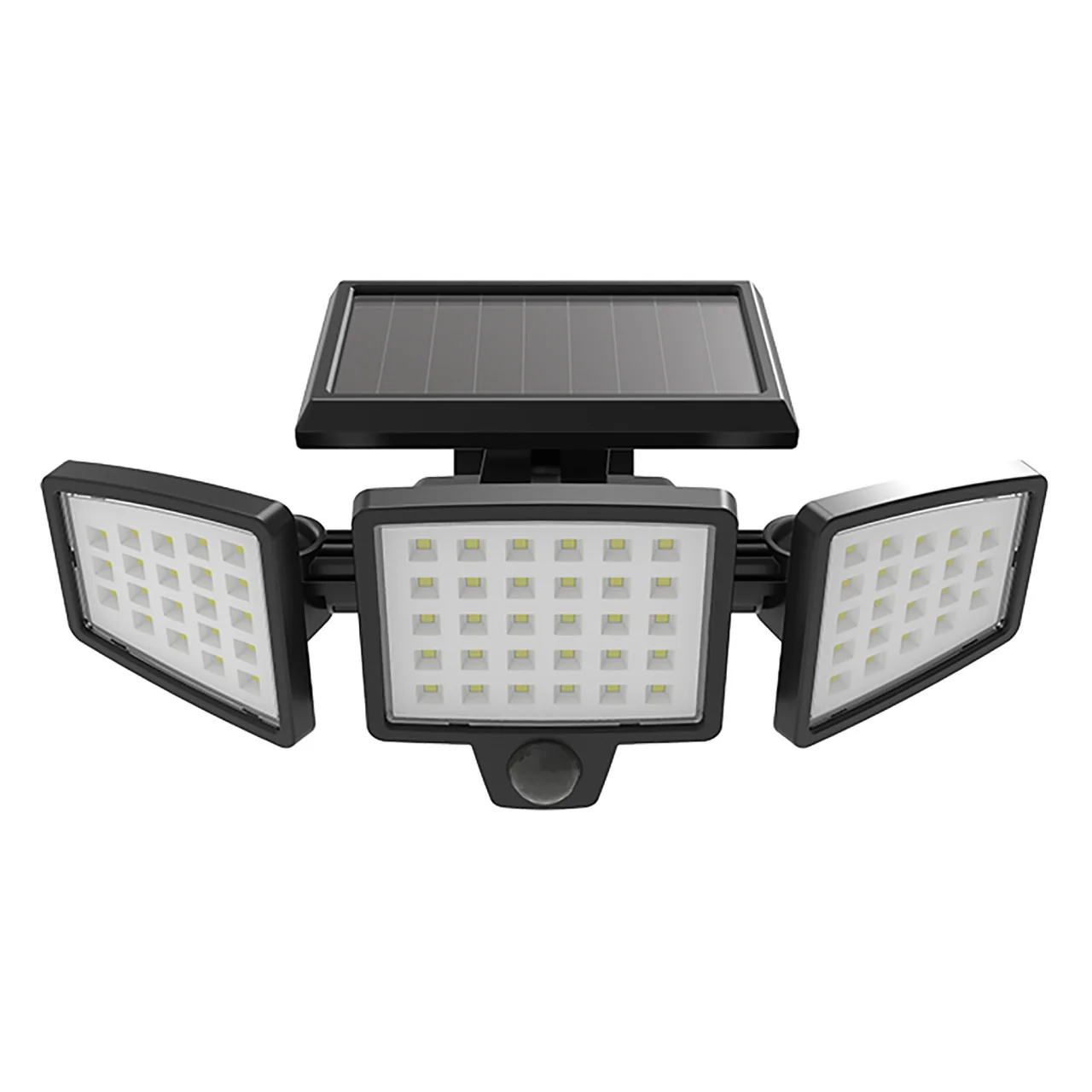 Solar LED 3-Head Security Light - 10W - 1500 Lumens - 5000K - Pinegreen Lighting - Image 3