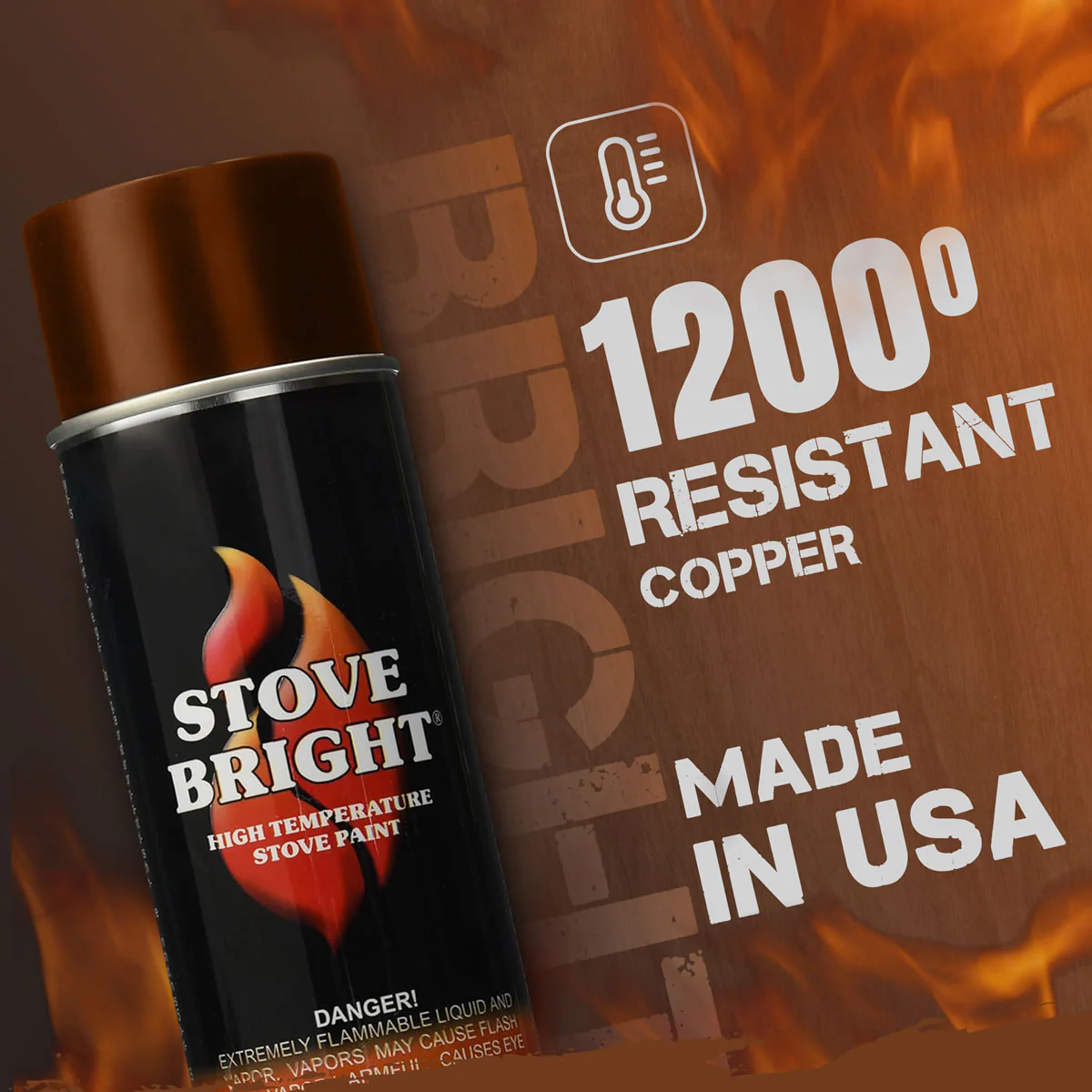 Stove Bright High Temp Paint - Copper - 8152 - Image 3