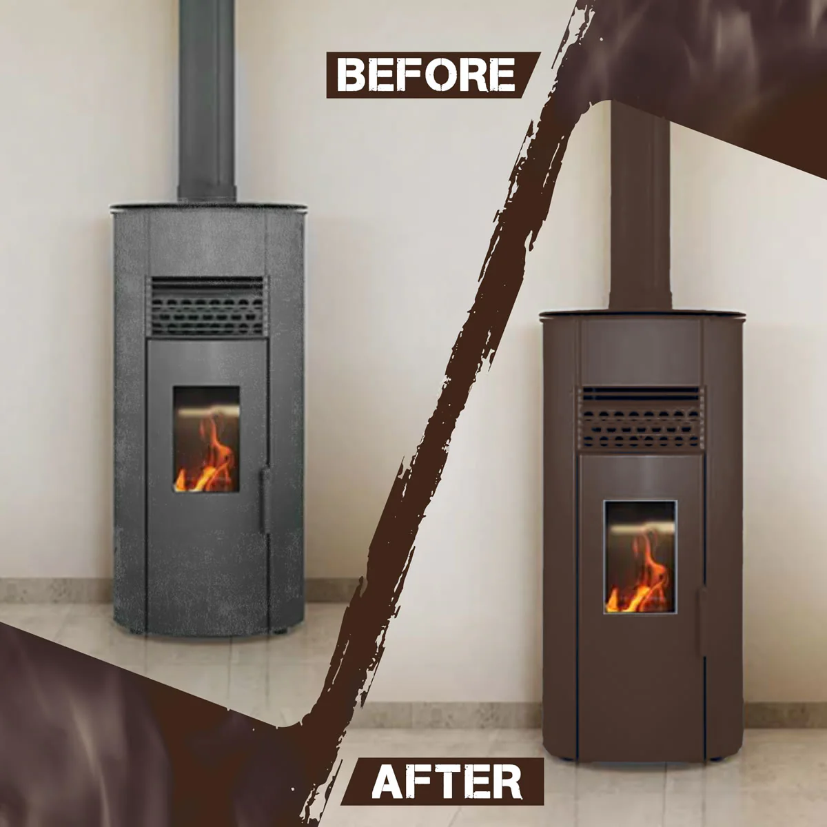 Stove Bright High Temp Paint - Metallic Brown - 8100 - Image 7