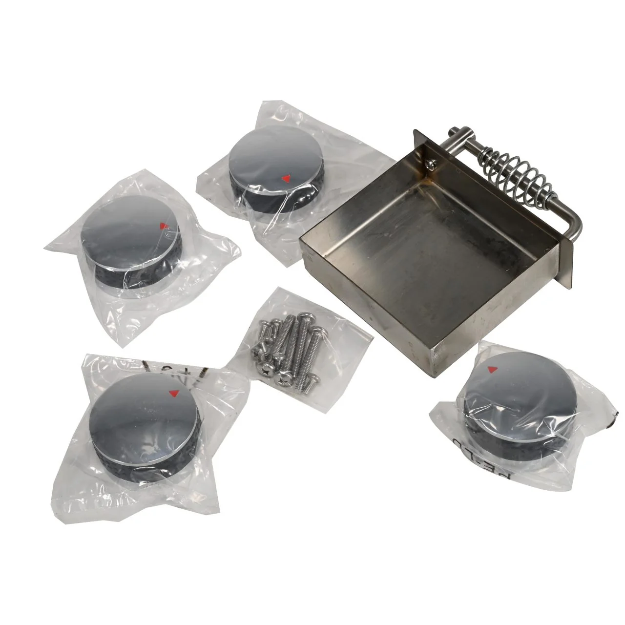 WoodEze 4-Burner Flat Top Griddle Gas Grill - Black and Stainless Steel - Image 22