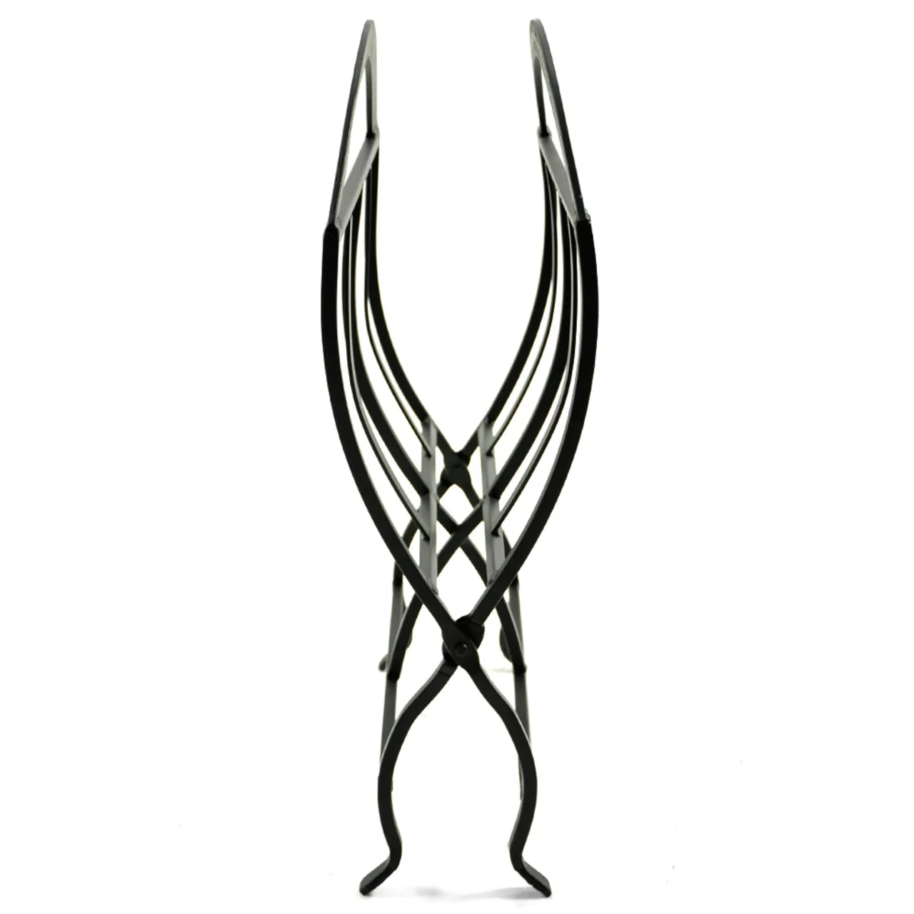 Black Wrought Iron Log Holder - Image 5